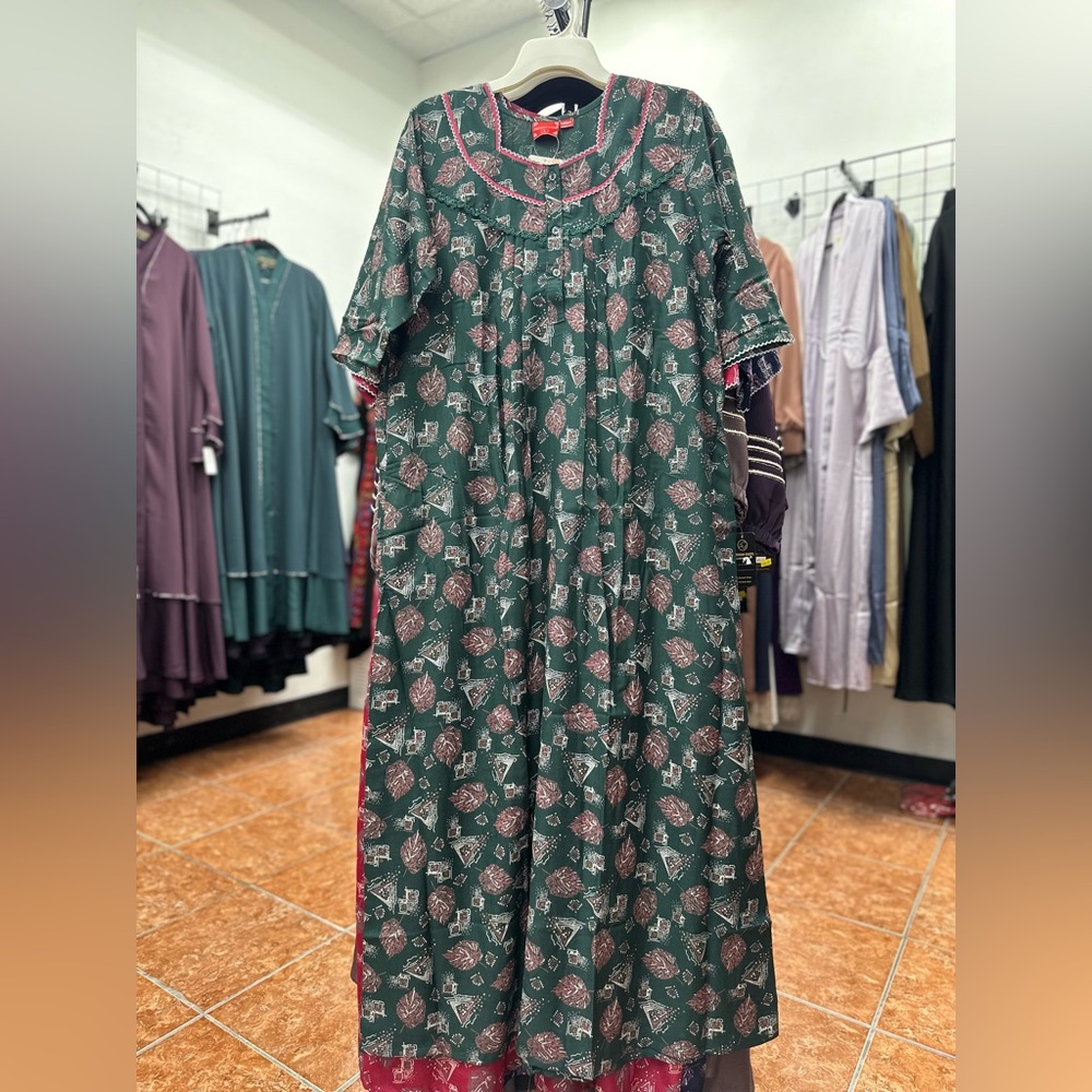 Alpine Viscose Women Ladies Indian Nightie Night Gown Maxi Dress Sleep Wear